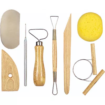 POTTERY TOOL KIT 8PC - New (SKU: 12881116)