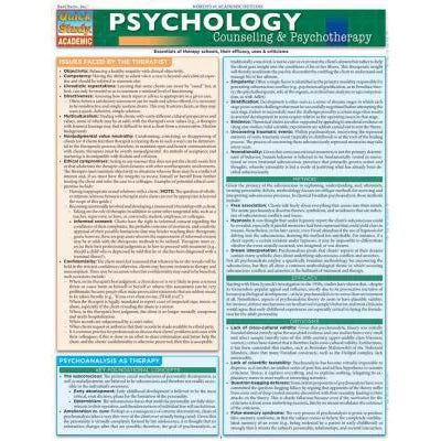 PSYCHOLOGY COUNSELING &amp; - New (SKU: 16606242)