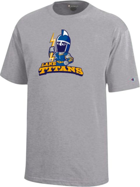 Lane Community Champion Youth Short Sleeve Tee Mascot with Lightning Bolt - ONLINE ONLY