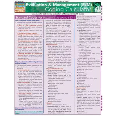 Evaluation & Management (E/M) Coding Calculator